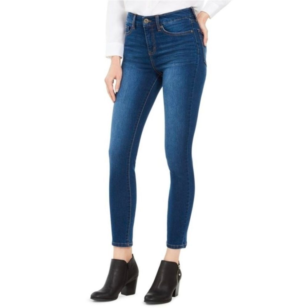 💇‍♀️Style & Co Blue High Rise Skinny Ankle Denim Jeans Size 18